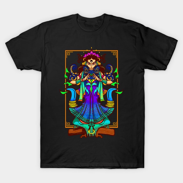 Maa Durga - Durga Puja 2023 Anime Collection T-Shirt by BonGanze